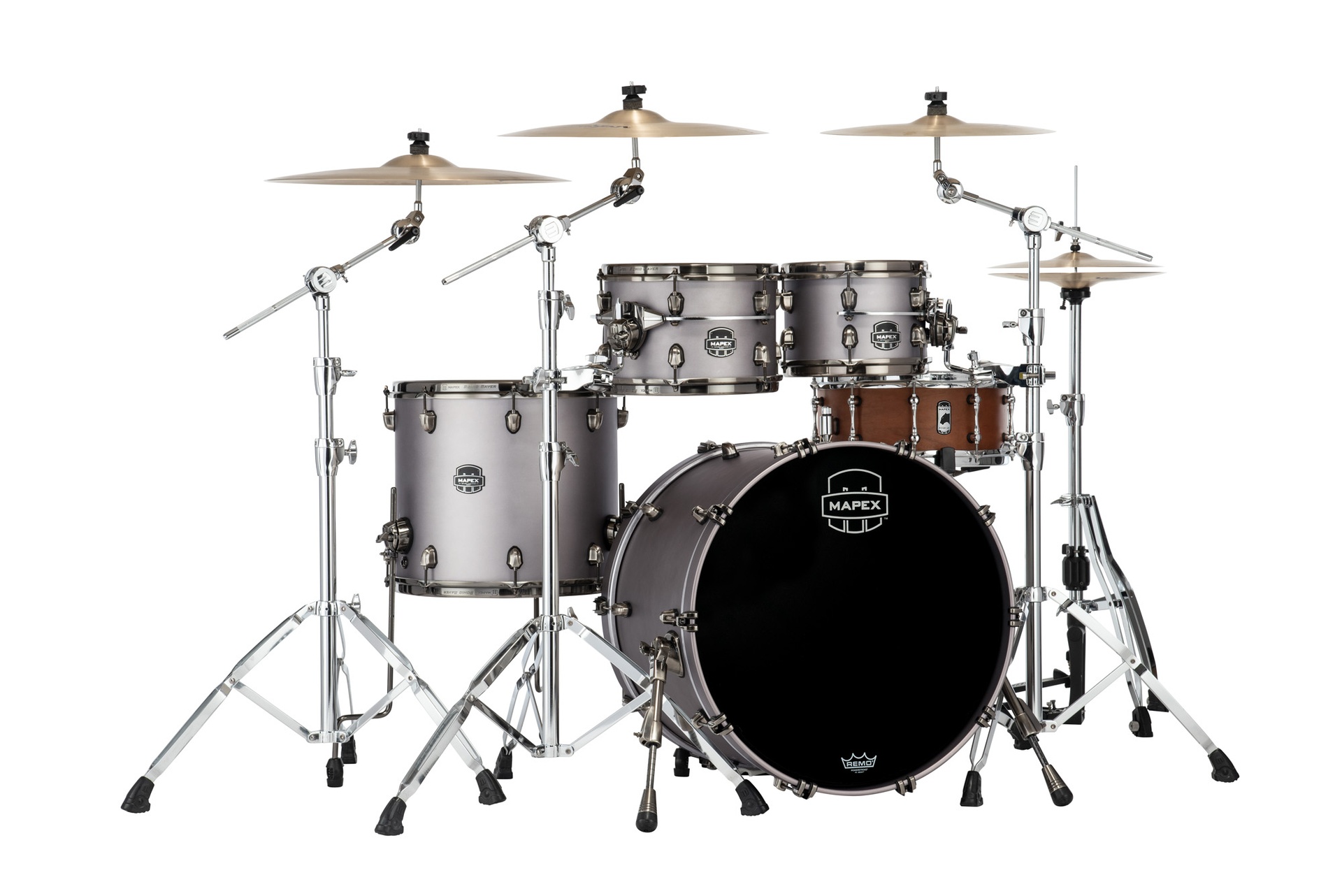 Batterie MAPEX Saturn evo 4 futs gun metal grey Rock - GC22