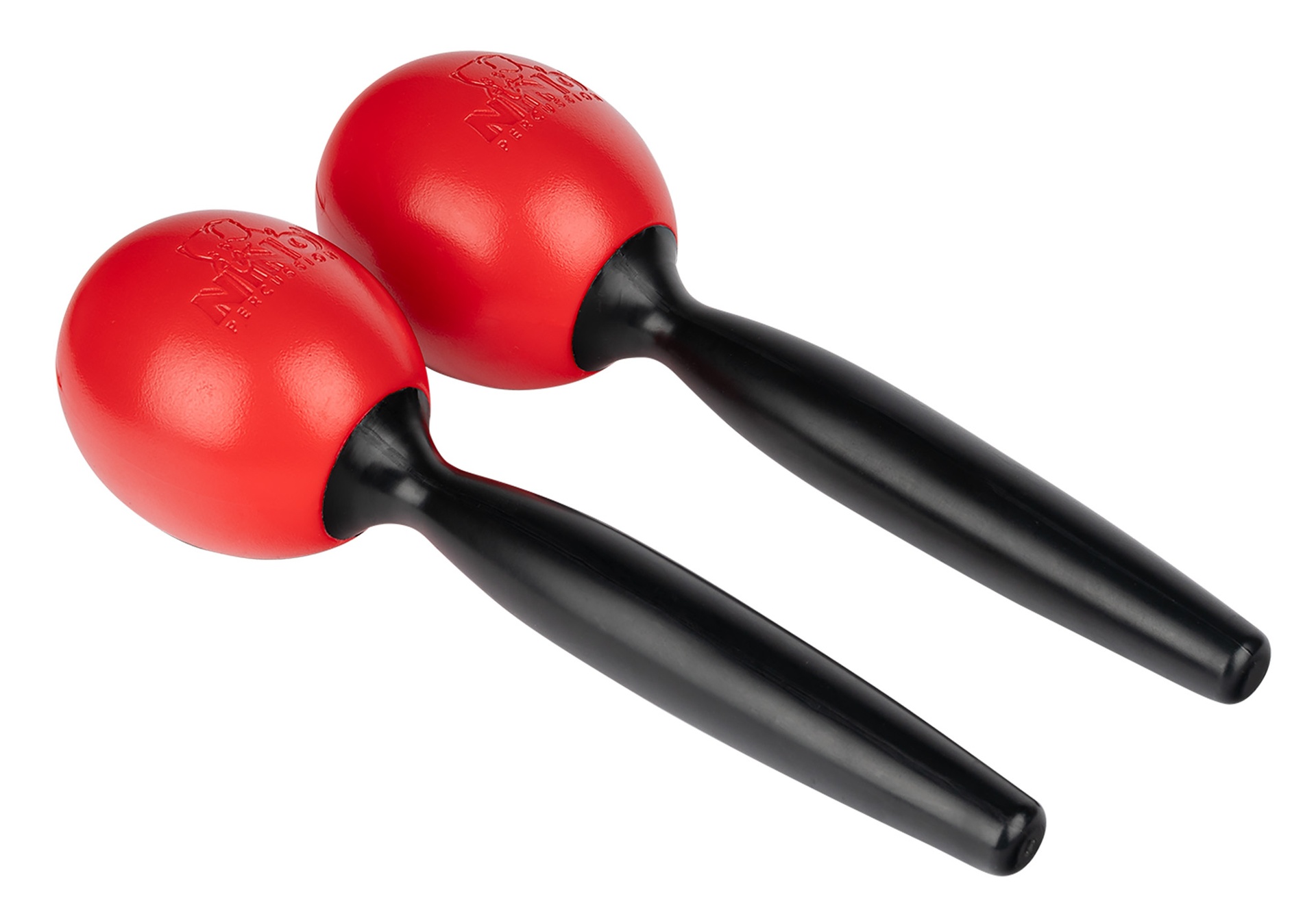 MARACAS NINO PLASTIQUE RONDS MED ROUGE