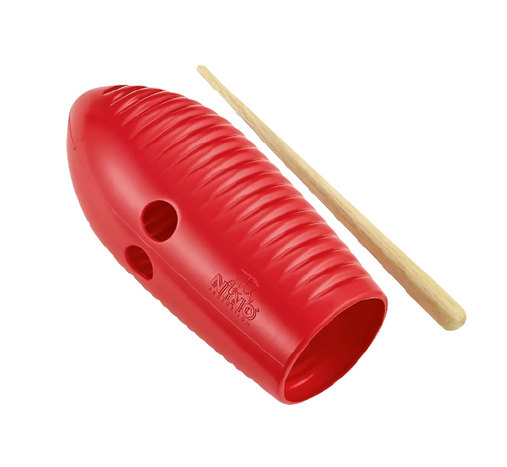 MINI GUIRO FIBRE ROUGE