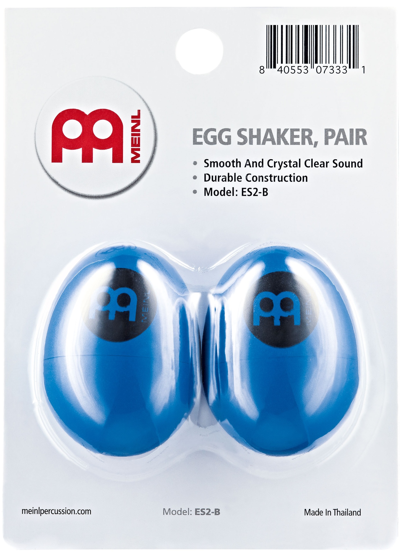 OEUF SHAKER MEINL PLASTIQUE BLEU