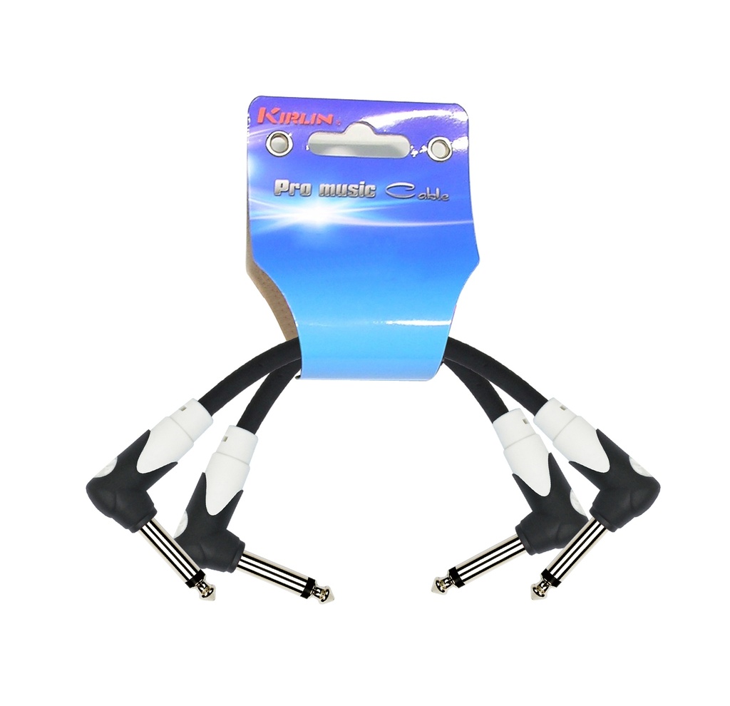 PACK 2 CABLES PATCH KIRLIN 0.15M NOIR