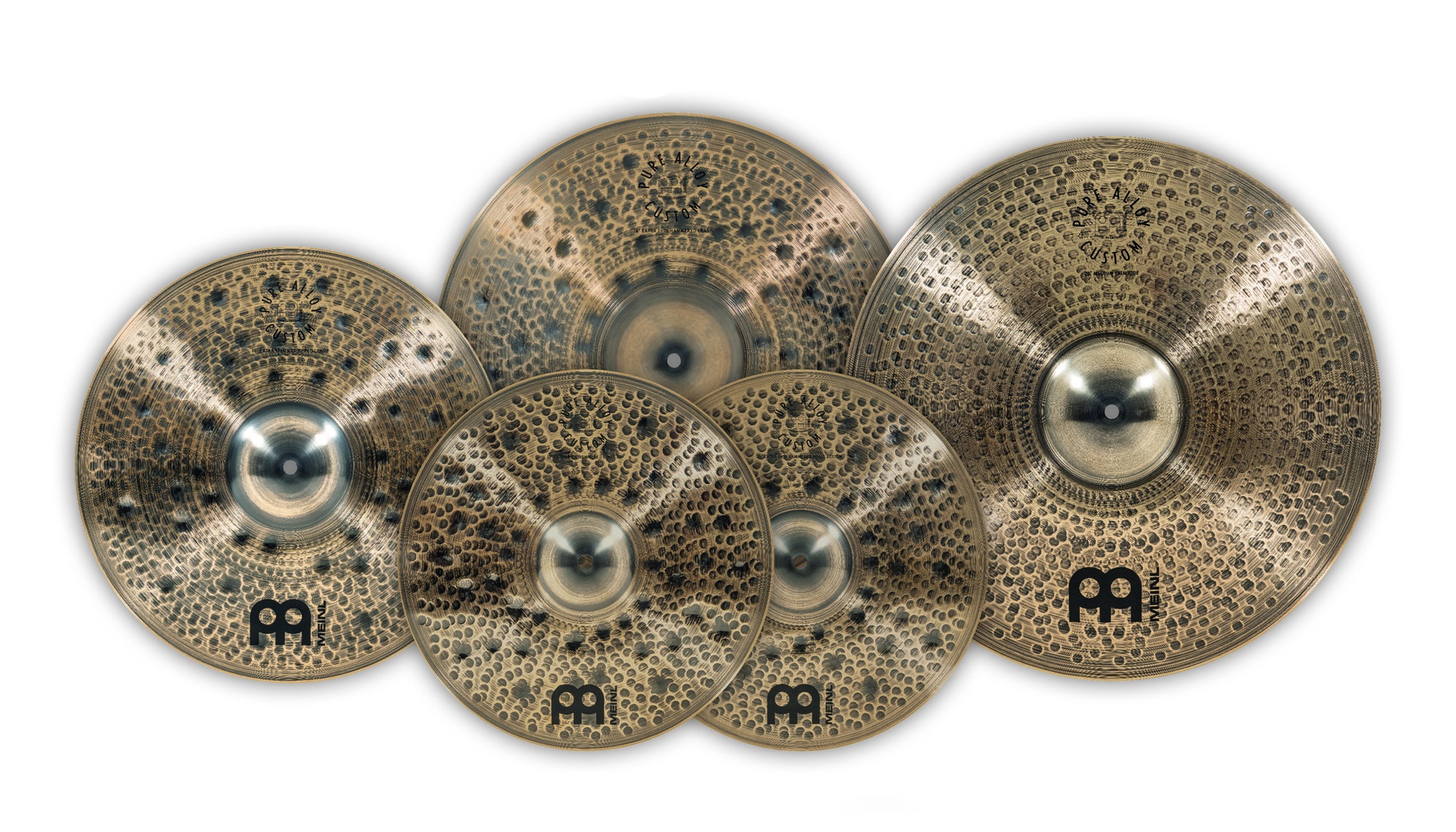 Pack Cymbales PURE ALLOY - Custom EXPANDED - 15/16/18/20 | MEINL 