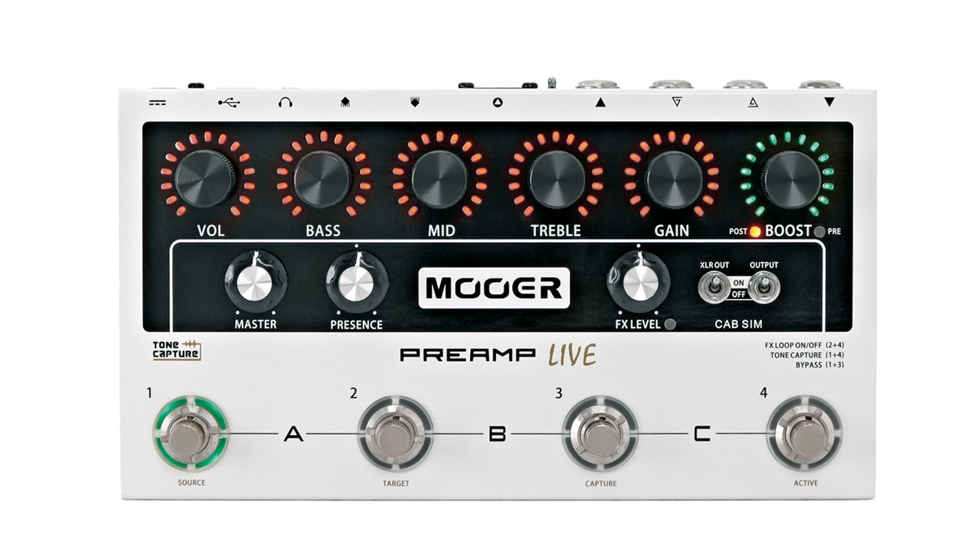 PEDALIER MOOER PREAMP LIVE
