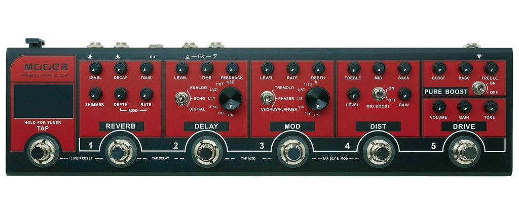 PEDALIER MOOER RED TRUCK