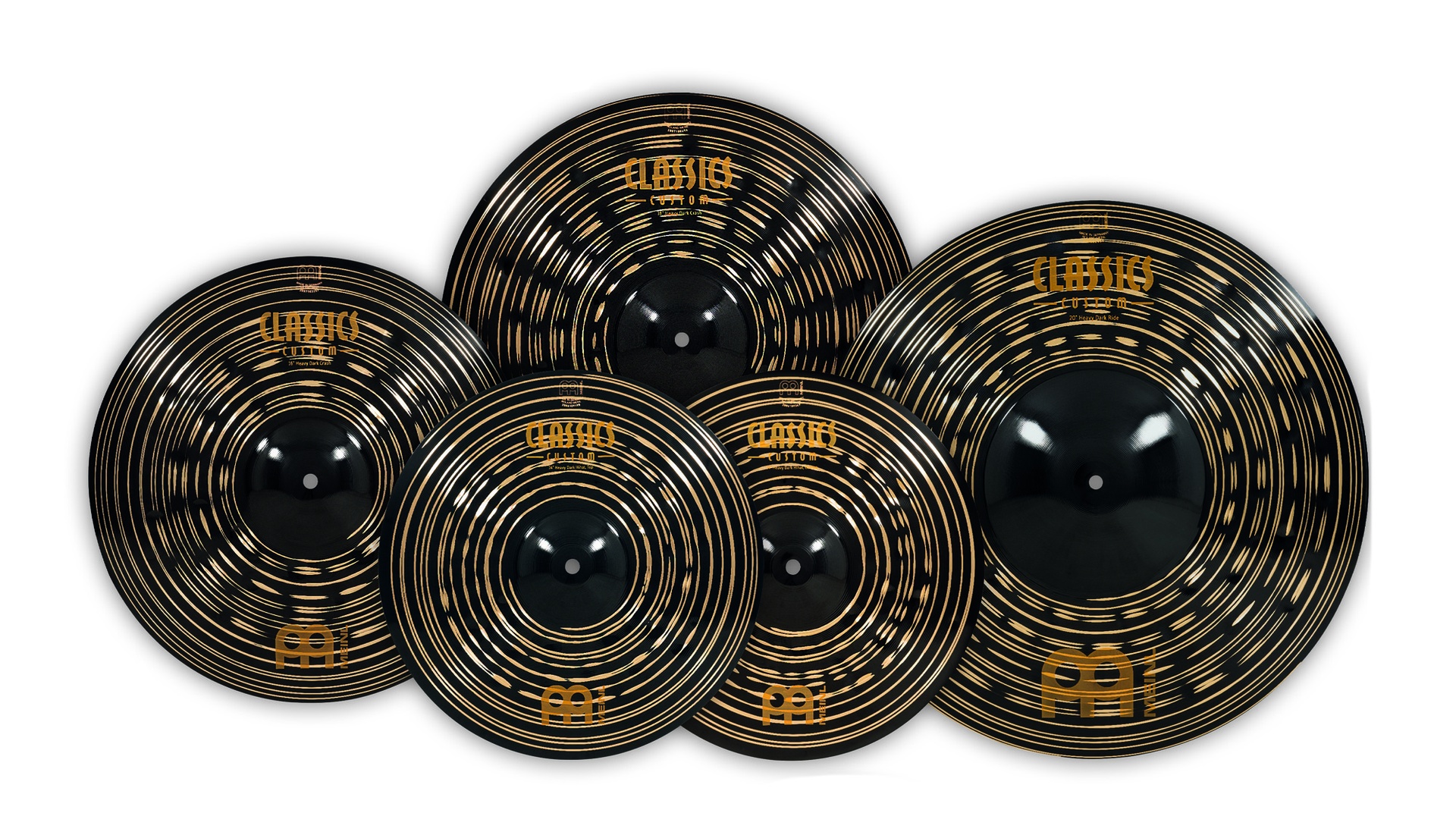 Pack Cymbales C.CUSTOM DARK - 14/16/18/20 | MEINL