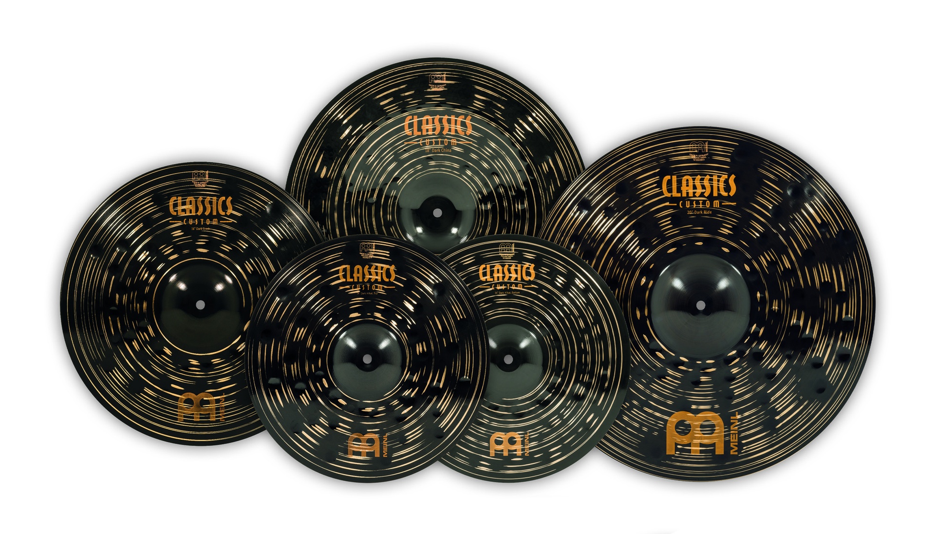 Pack Cymbales C.CUSTOM DARK - 14/16/18/20 | MEINL
