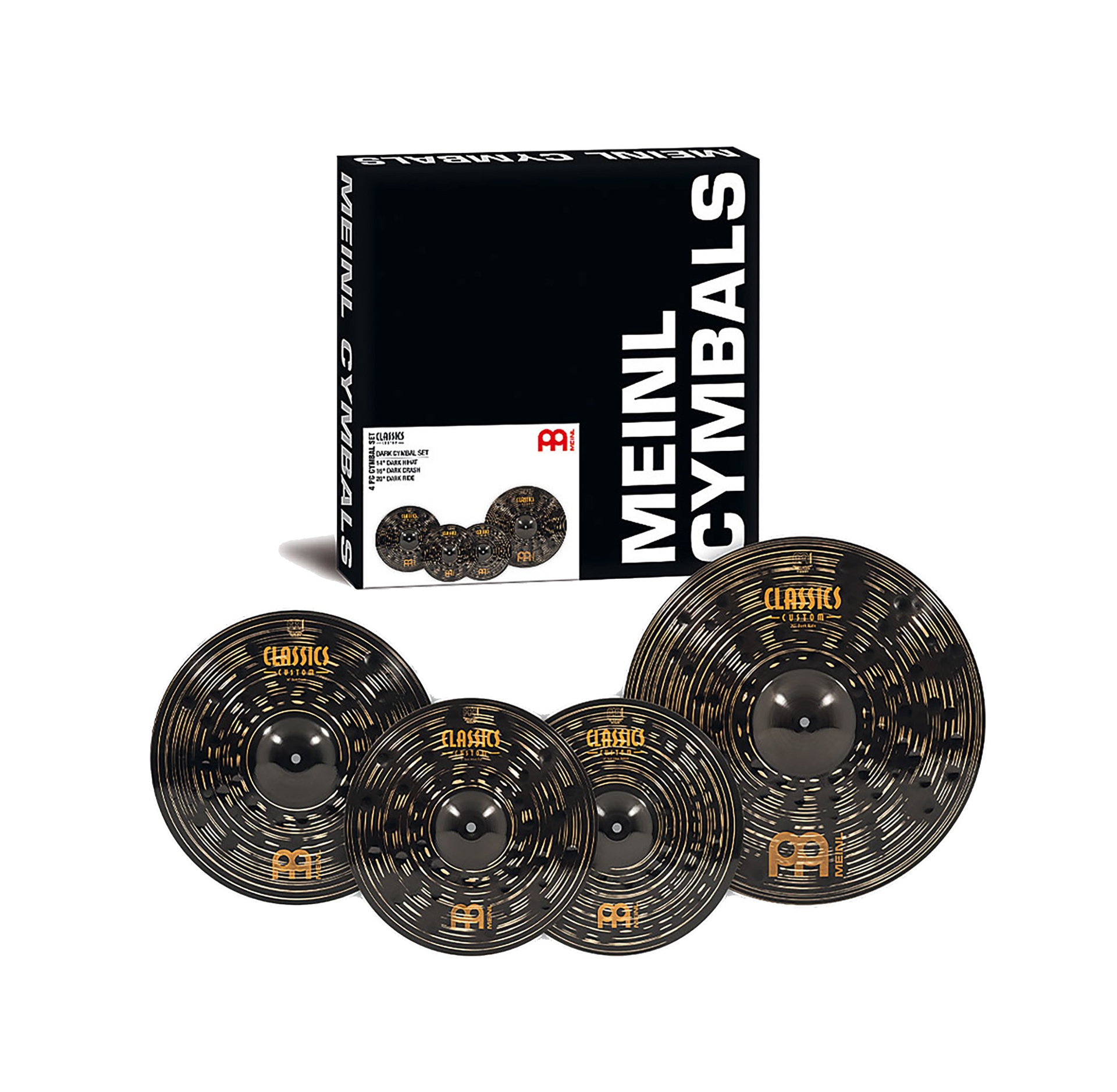 Pack Cymbales C.CUSTOM DARK - 14/16/20 | MEINL