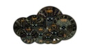 Pack Cymbales C.CUSTOM DARK EXPANDED - 10/14/16/18/16/18/20 | MEINL