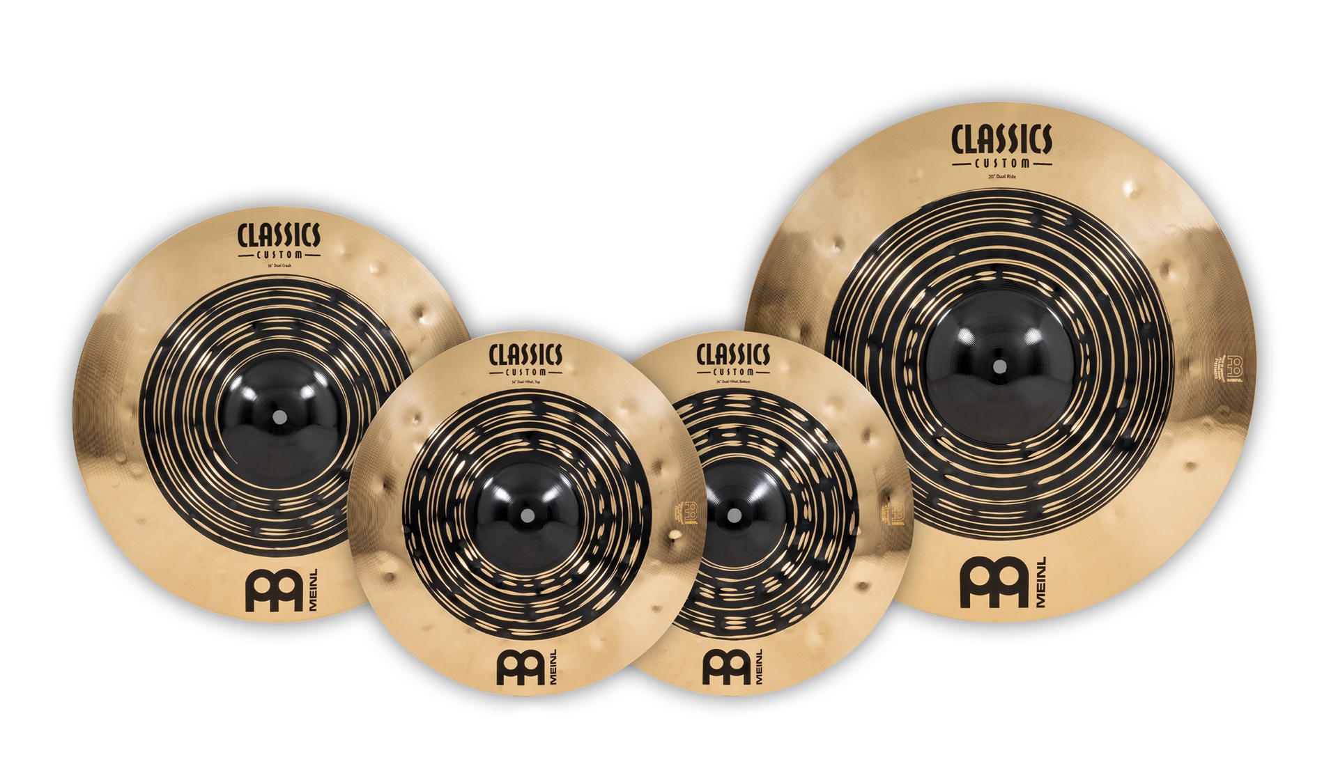 Pack Cymbales C.CUSTOM DUAL - 14/16/20 | MEINL