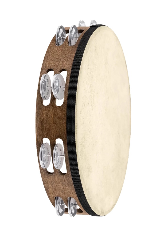 Tambour de basque | Tambourin MEINL - AMBURELLO Peau de chèvre - 2 rangées aluminium