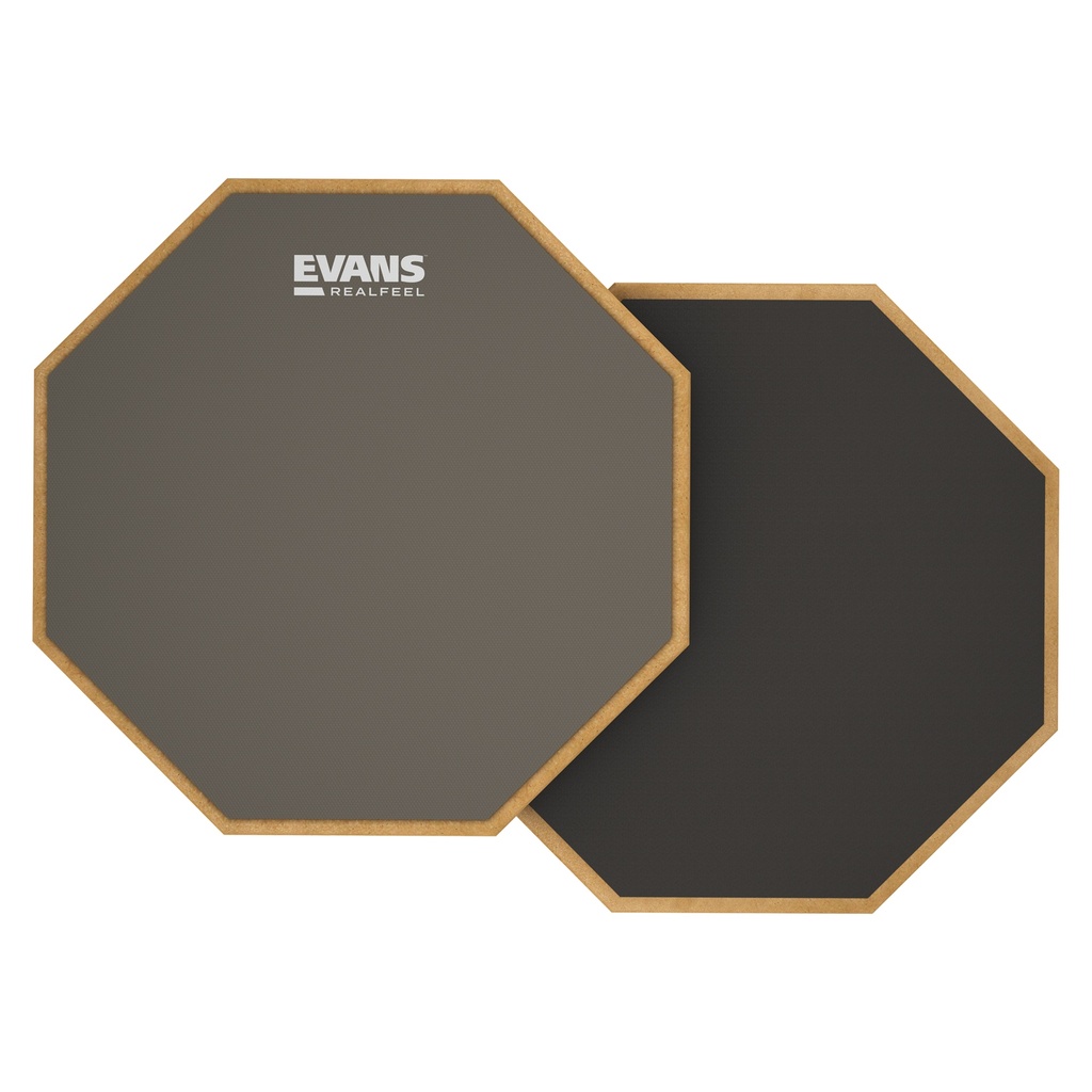 RealFeel by EVANS 2-Sided Practice Drum Pad, 12 "