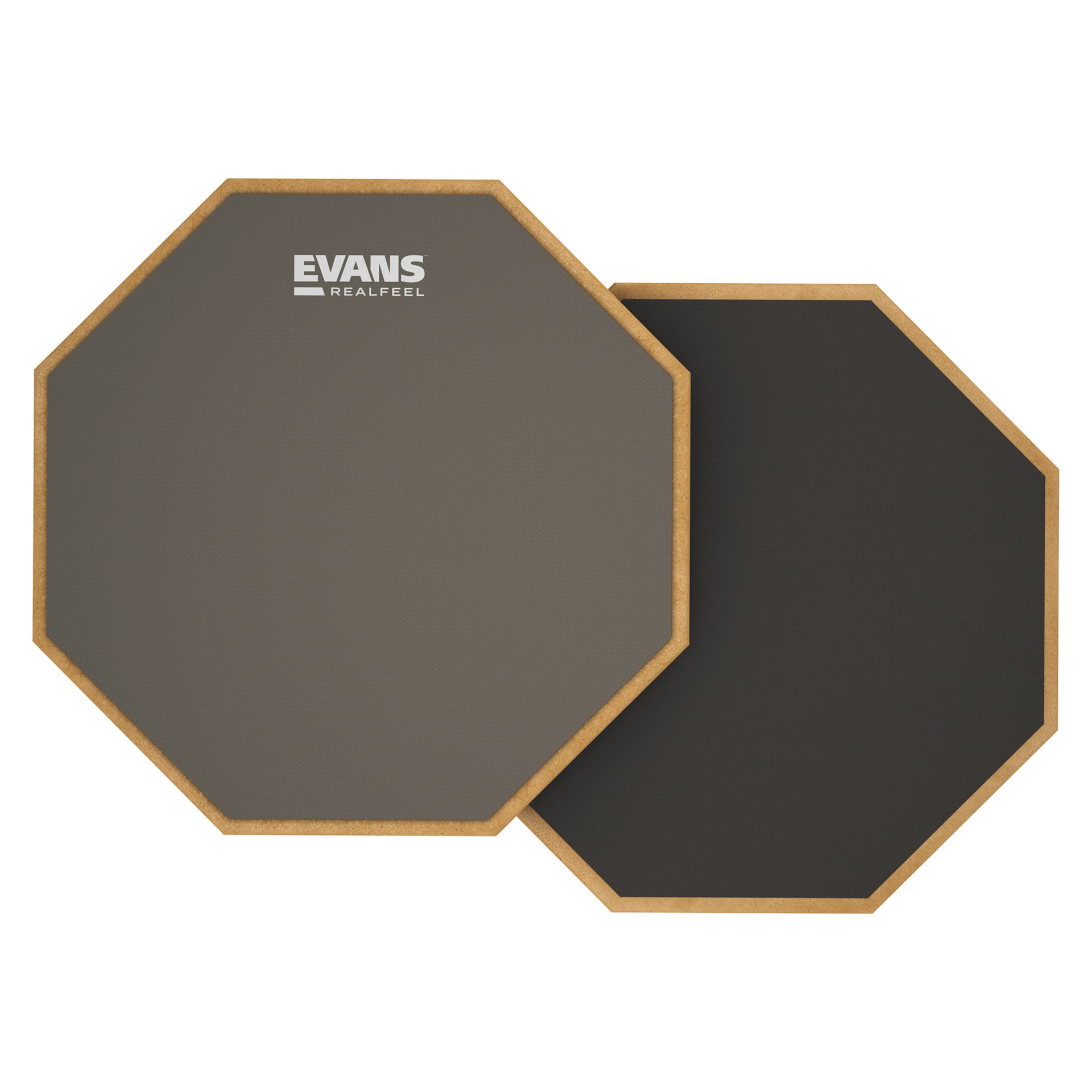 RealFeel by EVANS 2-Sided Practice Drum Pad, 12 "