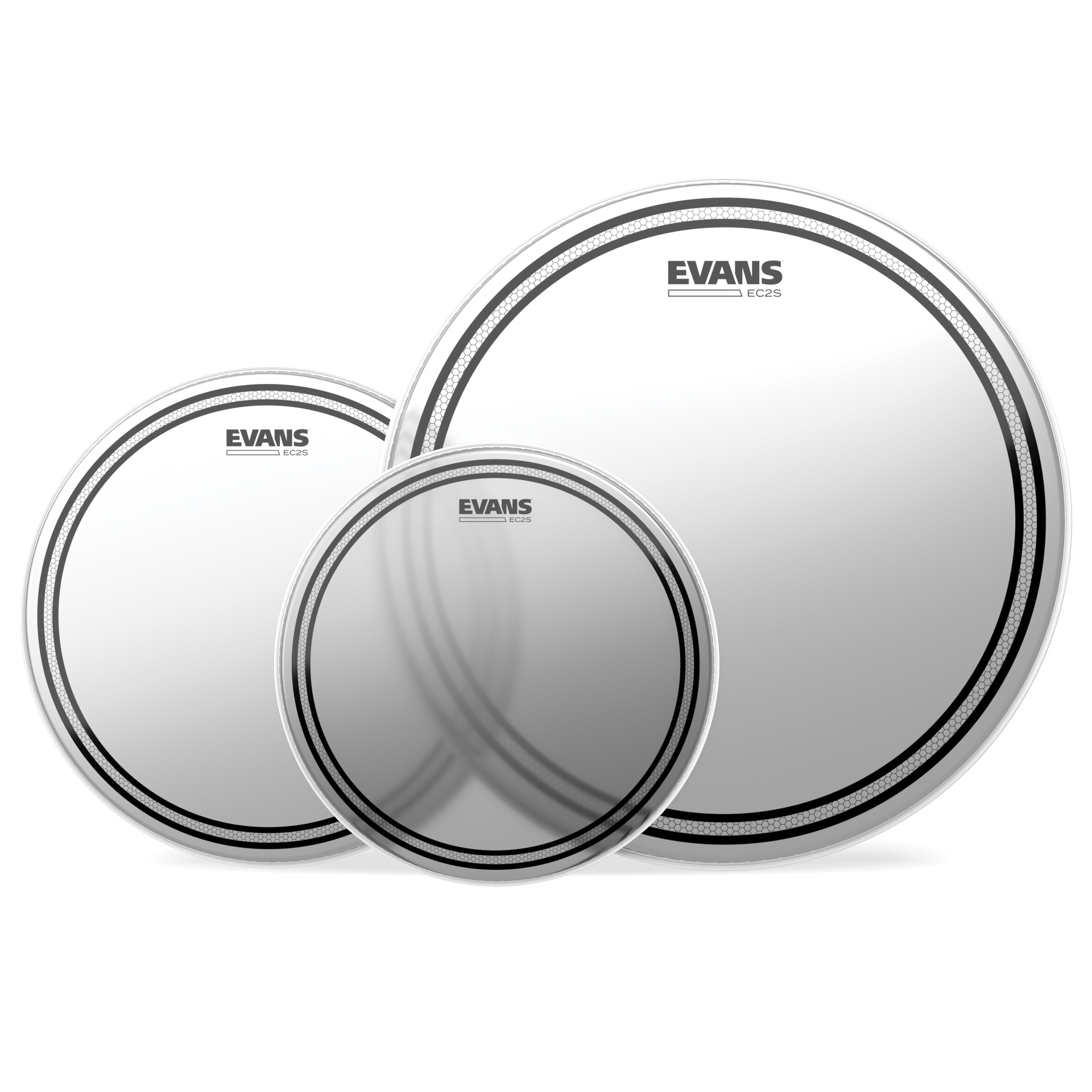 EVANS EC2 Tompack, Coated, Rock (10 ", 12 ", 16 ")