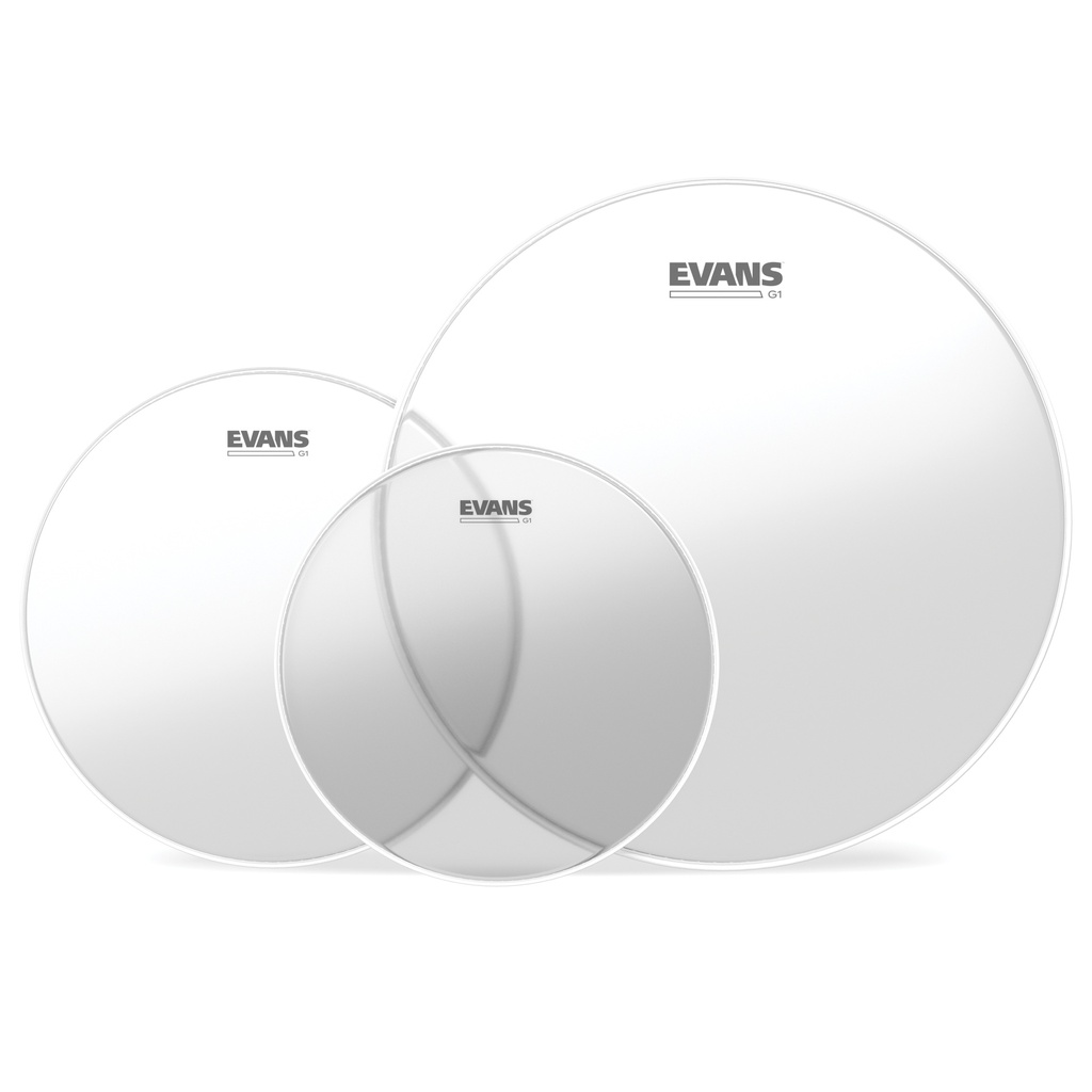 EVANS G1 Tompack Clear, Rock (10 ", 12 ", 16 ")