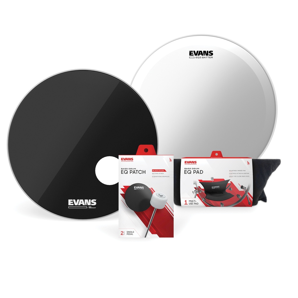EVANS EQ3 Bass Head Set, 22 "