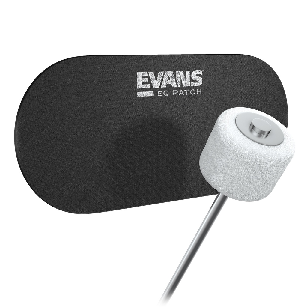 EVANS EQ Double Pedal Patch, Black Nylon