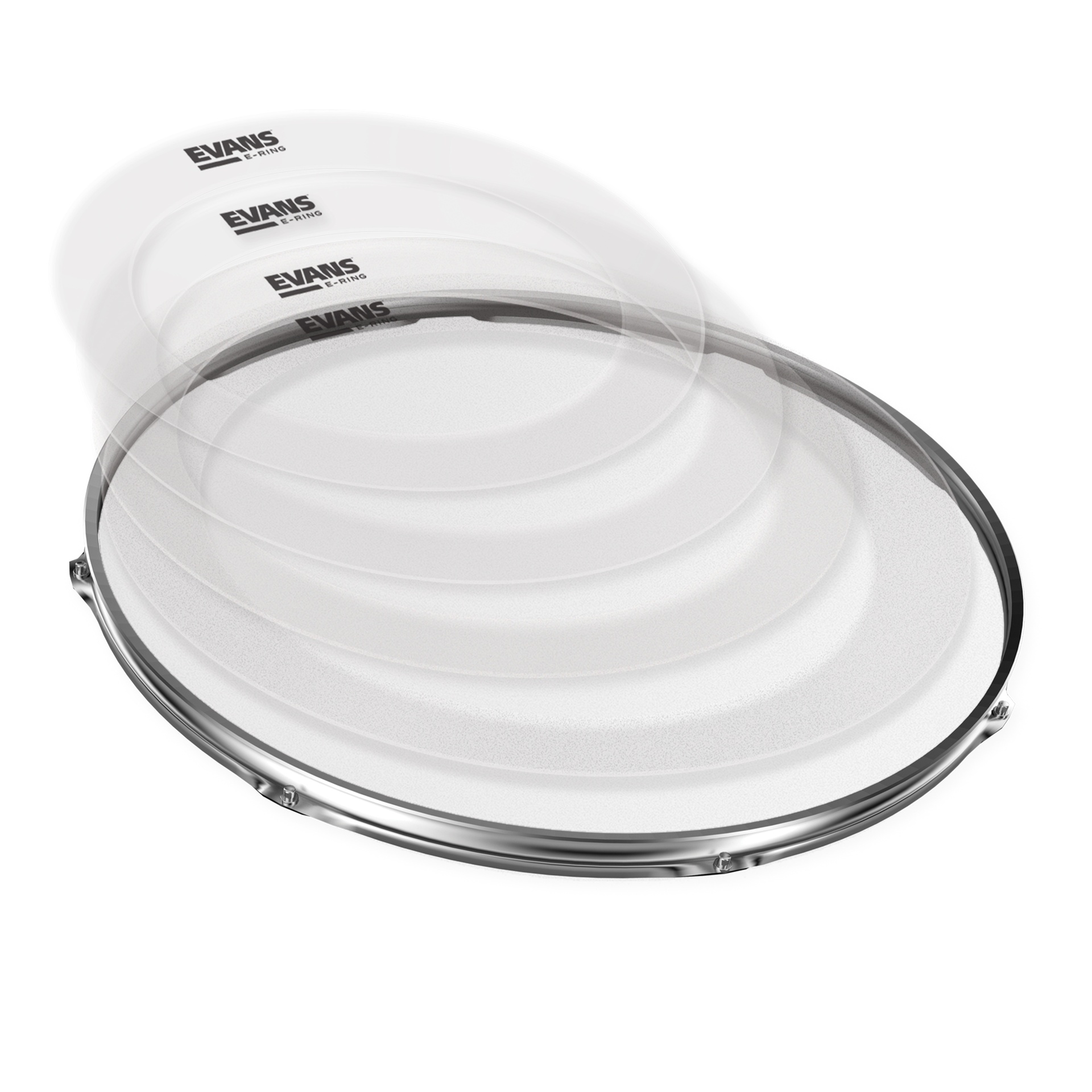 EVANS Standard E-Ring Pack Includes 12x1.5", 13x1.5", 16x2", and 14x1.5"