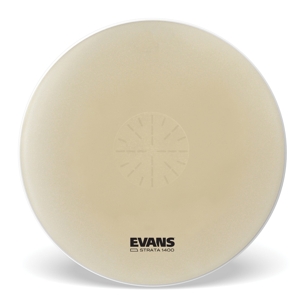 EVANS Strata 1400  Power Center Reverse Dot Concert Bass Drum Head, 40 "
