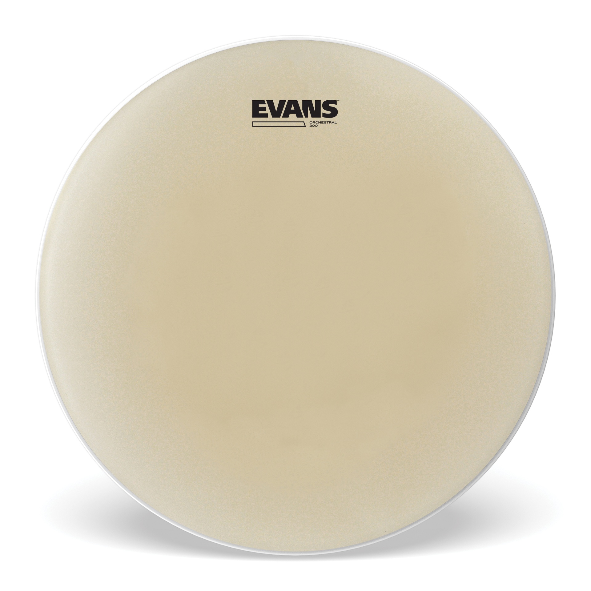 EVANS Orchestral 200 Clear Snare Side Drum Head, 14 "