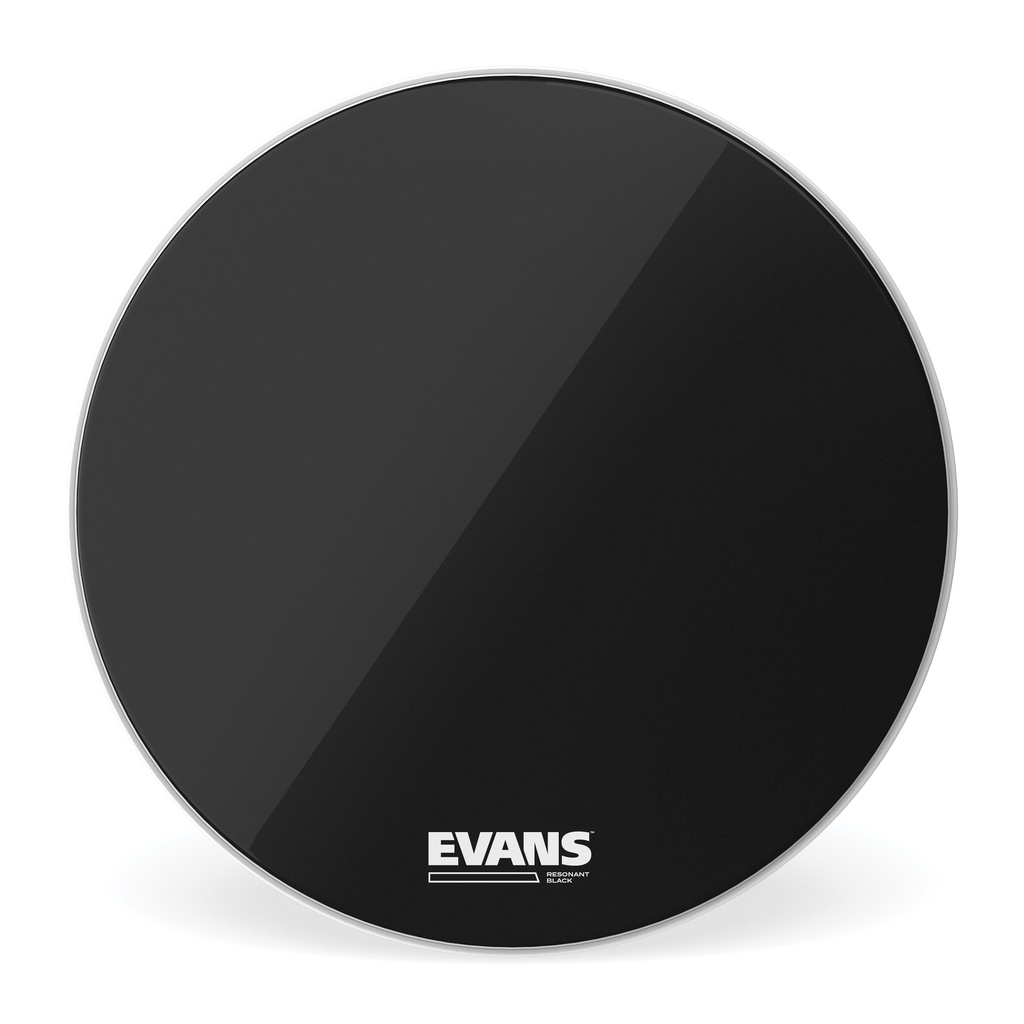 EVANS Resonant Black Bass Drum Head, 20 "