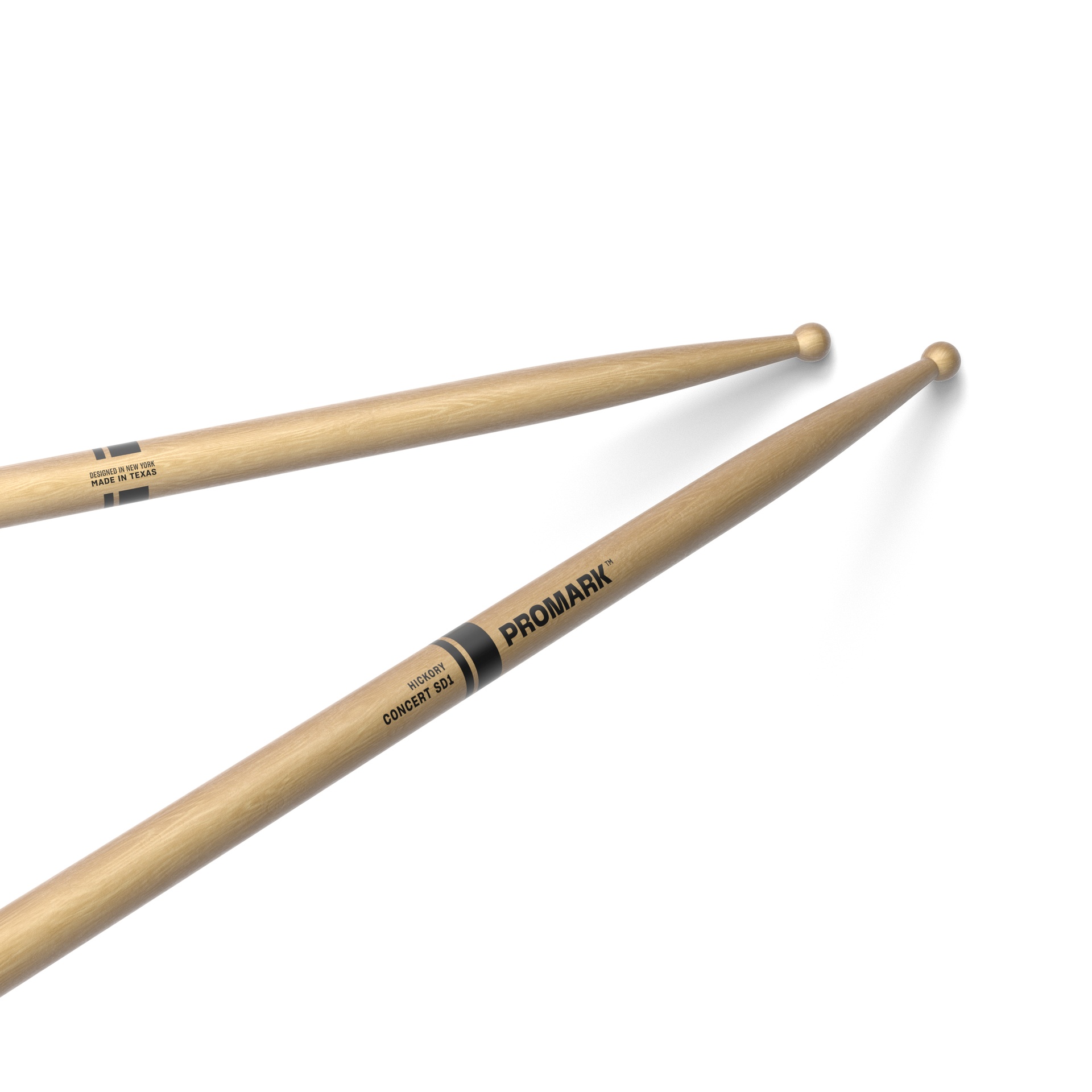 ProMark Concert SD1 Hickory Drumstick, Wood Tip