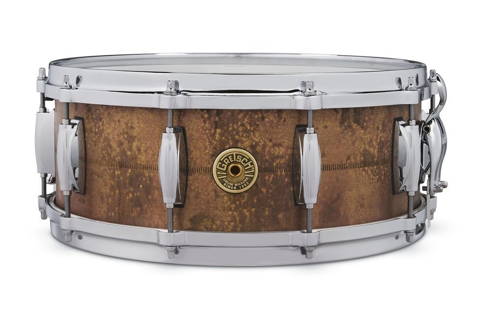 Caisse claire USA Keith Carlock Signature GRETSCH Laiton 14" x 5,5"