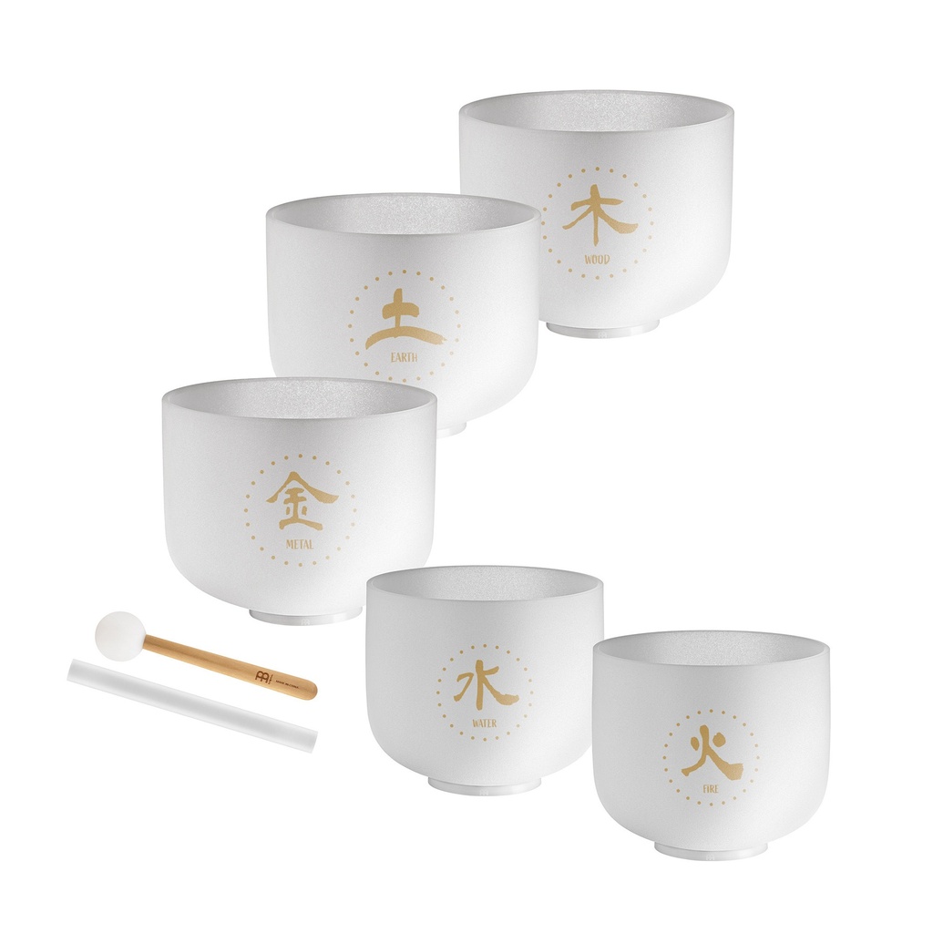 SET 5 SINGING BOWL SONIC CRISTAL TMC