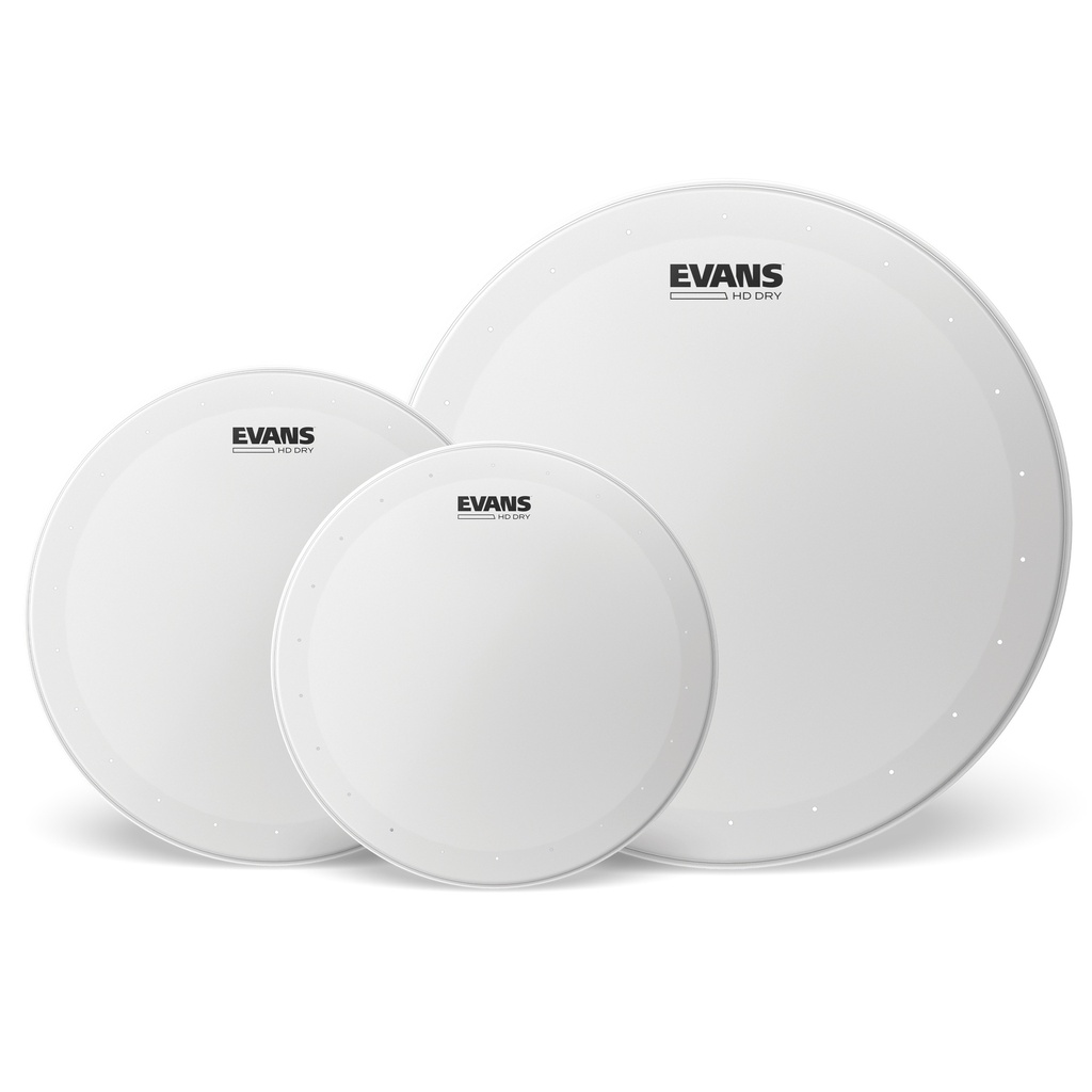 EVANS HD Dry Tompack, Standard (12 ",  13 ",  16 ")