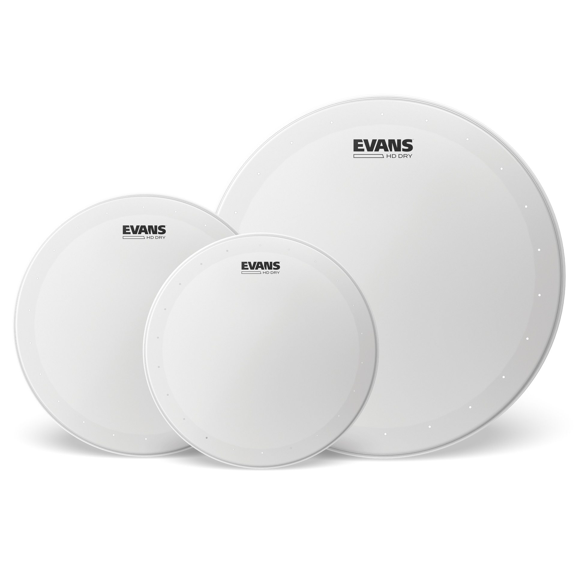 EVANS HD Dry Tompack, Standard (12 ",  13 ",  16 ")