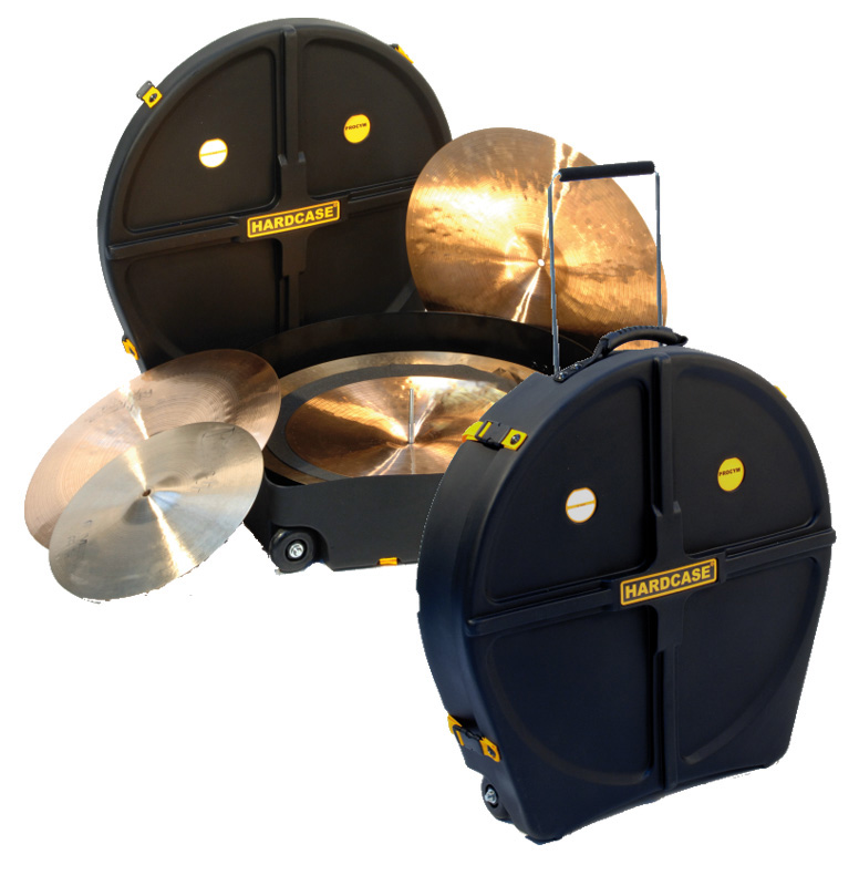 ETUI HARDCASE 12 CYMBALES 24" AVEC ROUES