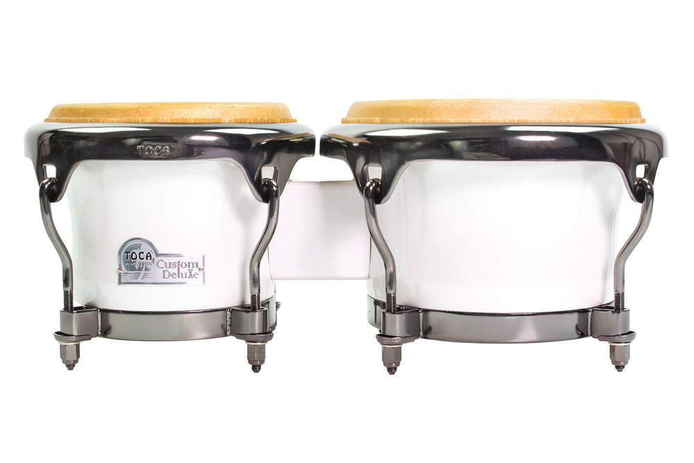 Bongos LP  Custom Deluxe | Fibre de verre – Margarita Blanca