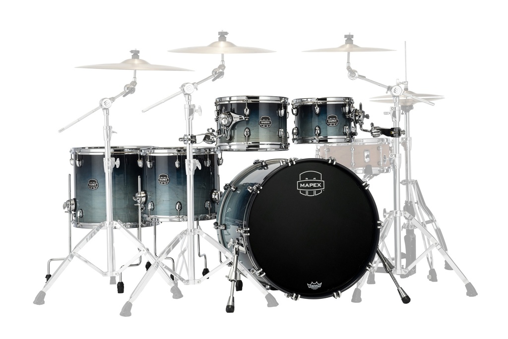 Batterie MAPEX Saturn 5 futs teal blue Rock - GC22