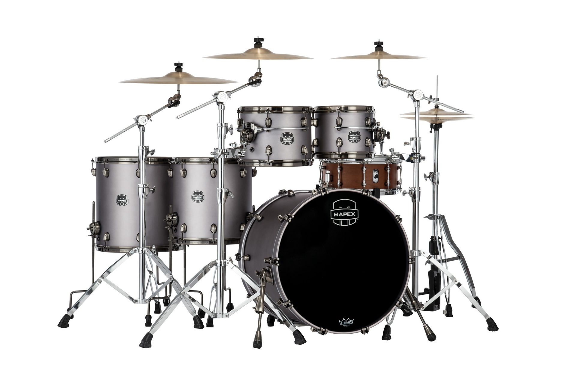 Batterie MAPEX Saturn evo 5 futs gun metal grey Ultra Rock - GC22