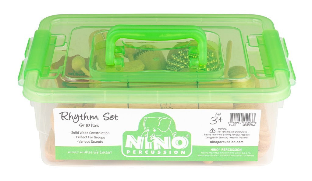 LOT NINO 10 PERCUSSIONS AVEC BOITE