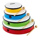 SET 4 TAMBOURINS 6-8-12-12" NINO + HOUSS