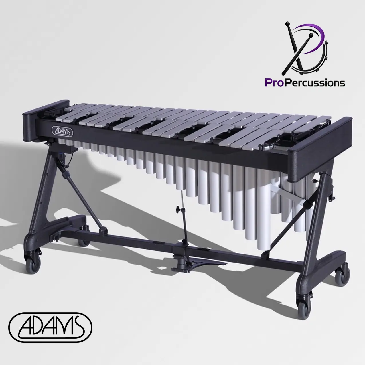 Vibraphone ADAMS 3.1 oct – Série SOLIST | Sans moteur - Clavier argent