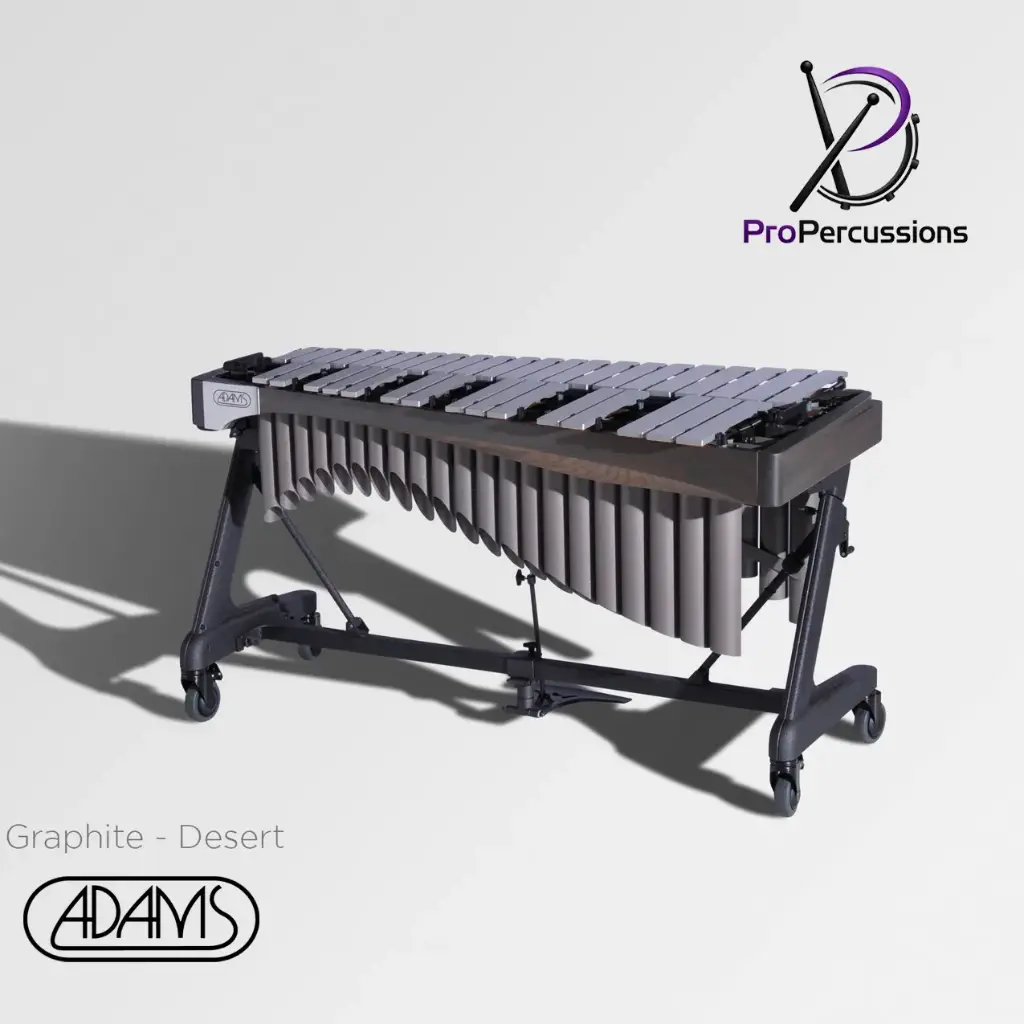 Vibraphone ADAMS 3.0 oct – Série ALPHA | Graphite - Desert - Clavier : argent