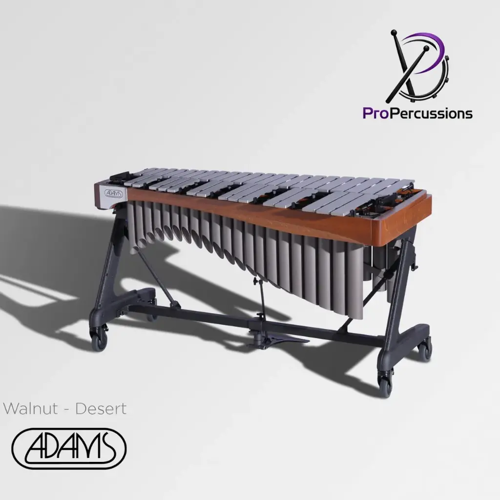 Vibraphone ADAMS 4.0 oct – Série ALPHA | Walnut - Desert - Clavier : argent