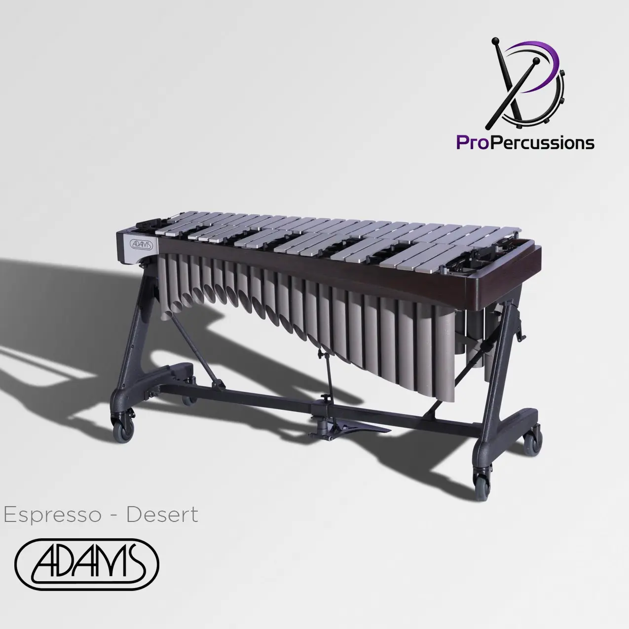 Vibraphone ADAMS 4.0 oct – Série ALPHA | Espresso - Desert - Clavier : argent