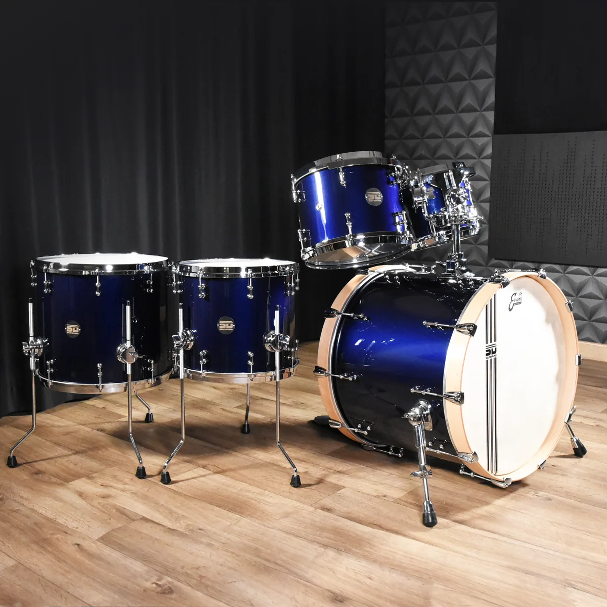 Batterie Aluminium Sound Color - FUSION - GC20"x16", TT10"x7" 12"x8", TB14"x14"