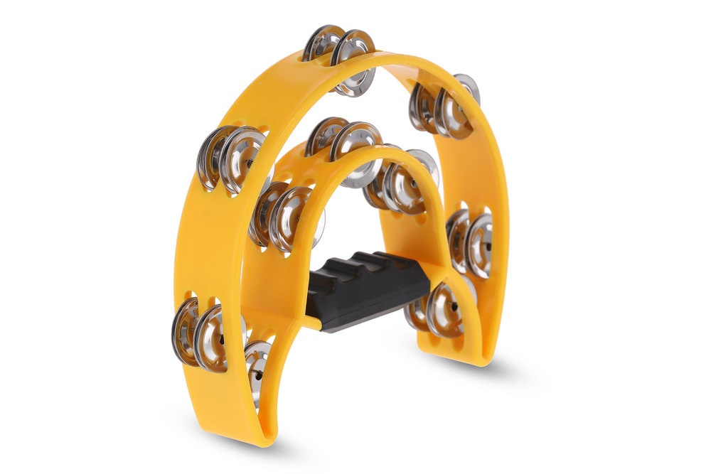 Tambourin Demi lune, 20 paires de cymbalettes