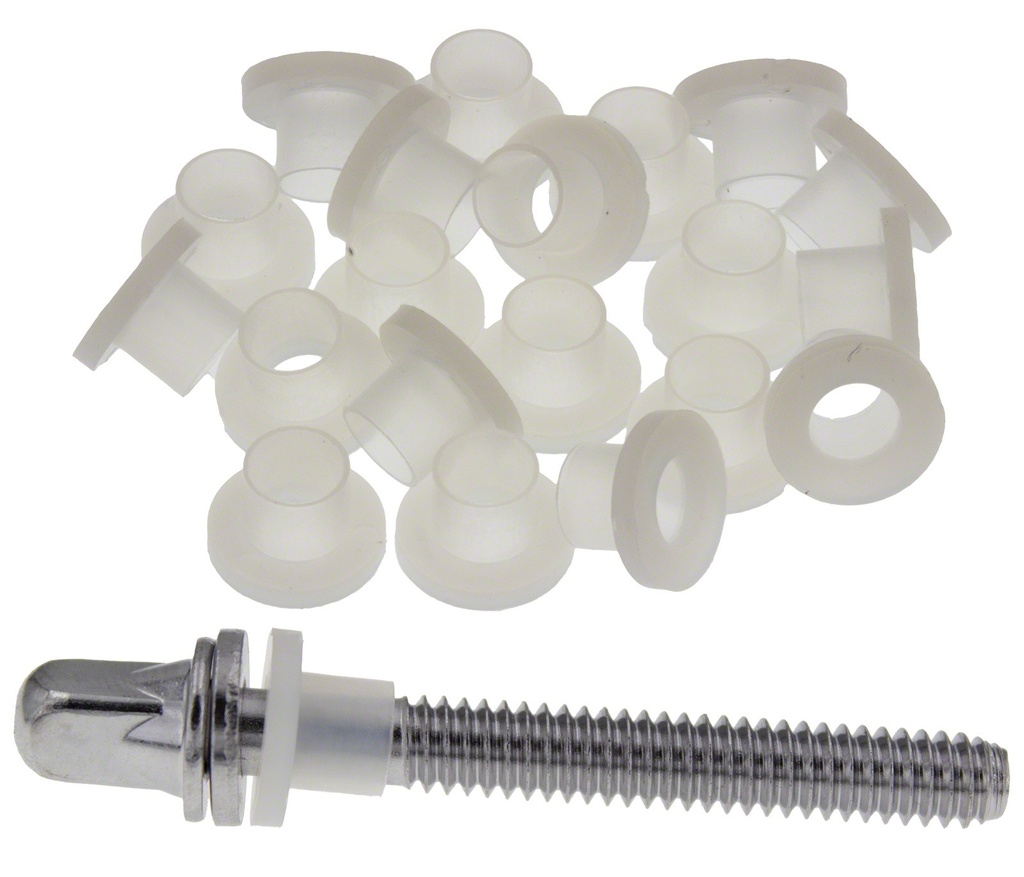TRW20W - Rondelles nylon pour tirants - Blanc (x20)