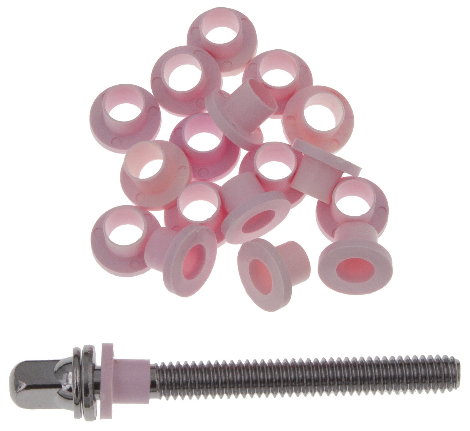 TRW50PK - Rondelles nylon pour tirants - Rose (x50)