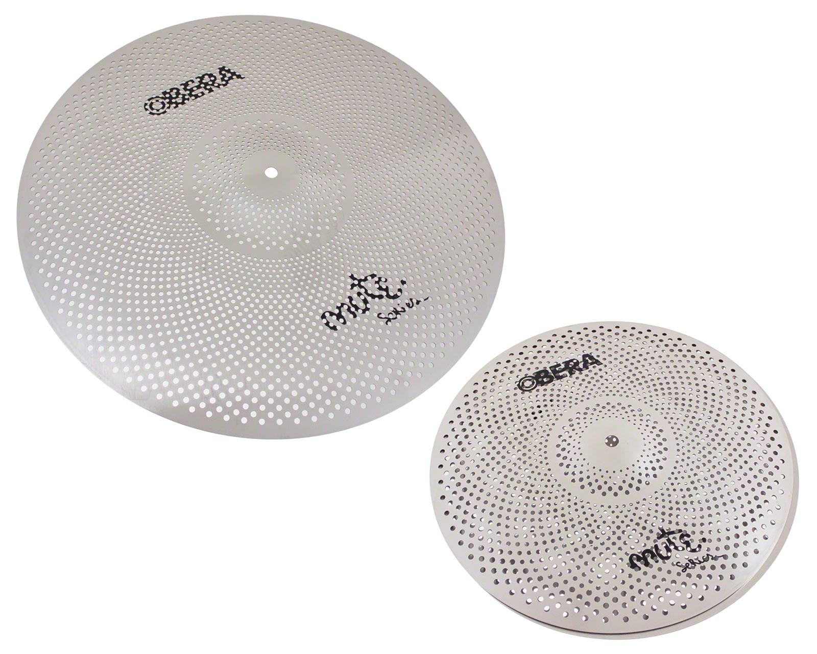Pack 2 Cymbales Silencieuses Mute - 14/20 | OBERA