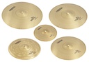 Pack 5 Cymbales Silencieuses Mute - 10/14/16/18/20 - Finition Brass | OBERA