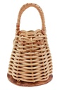 Caxixi Petit Osier Fond Coco 12cm