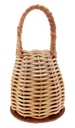 Caxixi Petit Osier Fond Calebasse 14cm