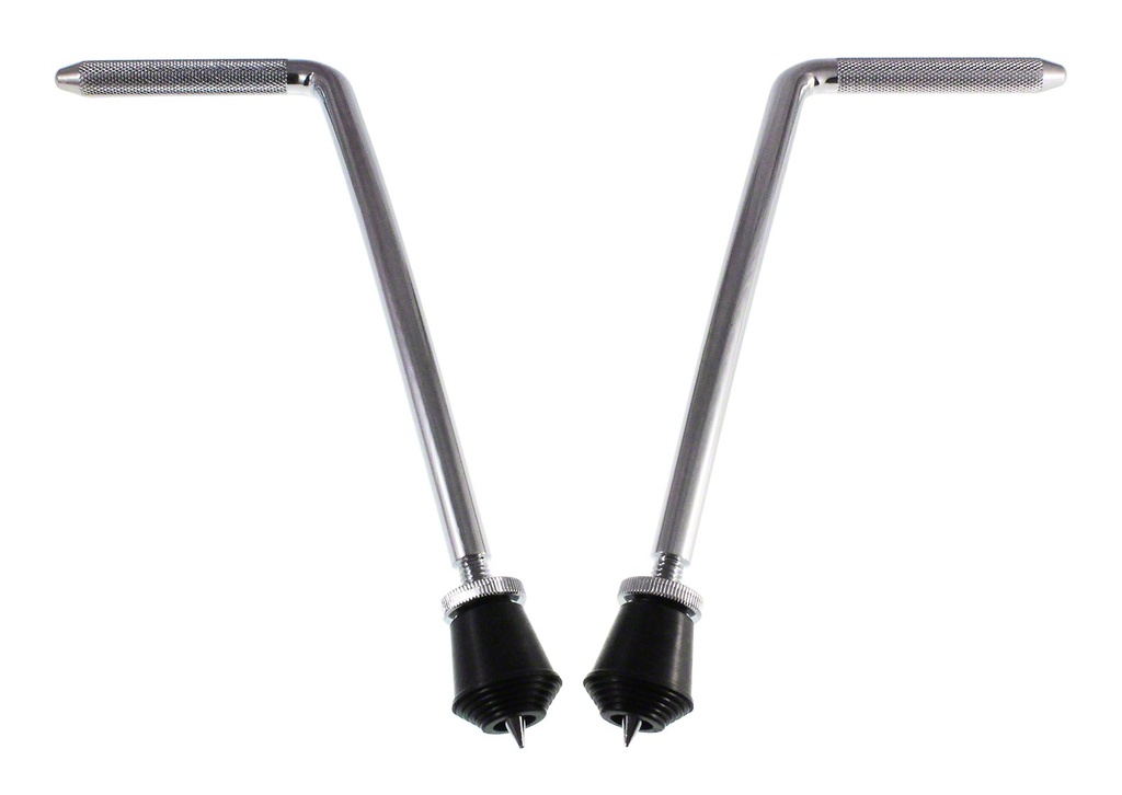 BDS7-12 - Pieds Grosse Caisse Incurvés - Ø12mm (x2)