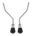 BDS9-105 - Pieds Grosse Caisse Incurvés - Ø10.5mm (x2)