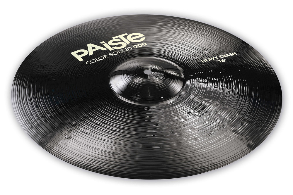Cymbales Crash 900 Serie Color Sound Black - 16" Heavy